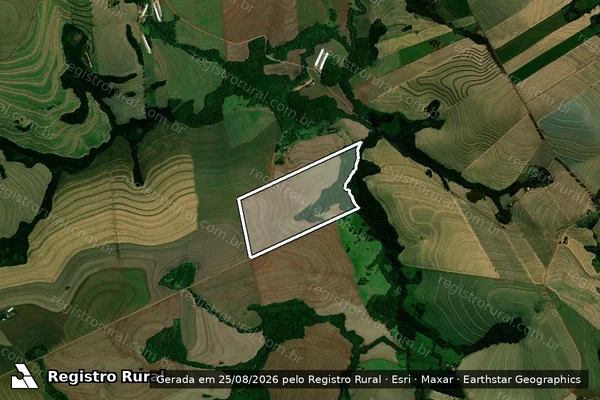 Imagem de satélite de Lote 10, Gleba 4, Col A Cascavel em CORBÉLIA - PR