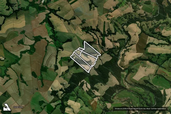 Imagem de satélite de Lote 27-B-5, Gl 07, Col A Cvel em CORBÉLIA - PR