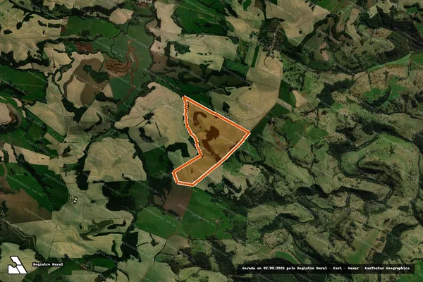 Imagem de satélite de Faz 13 De Maio Lote Rural 07 A 2 em BRAGANEY - PR