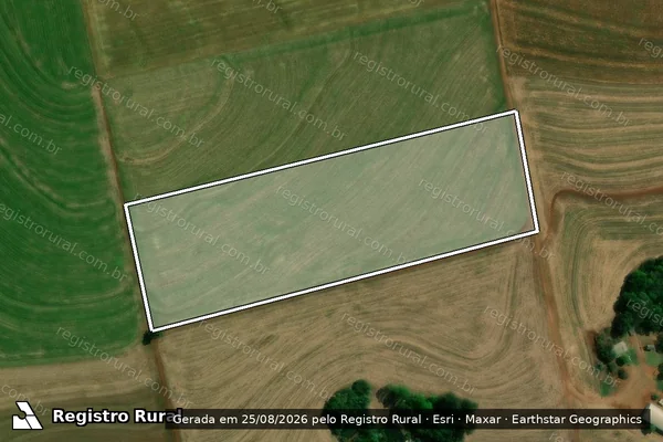 Imagem de satélite de Lote 12c Gl 01 Col A Cascavel em CORBÉLIA - PR