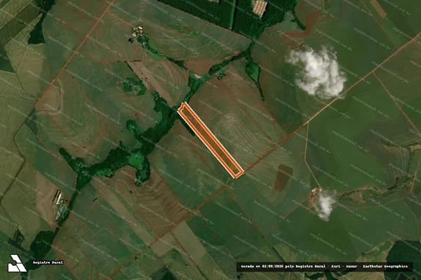 Imagem de satélite de LOTE RURAL 07-C/205/A-1 em IRACEMA DO OESTE - PR