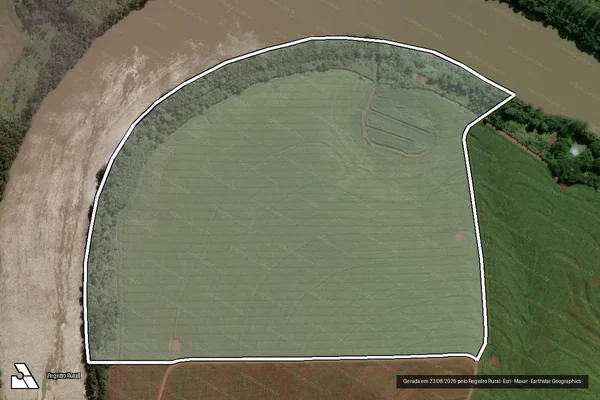Imagem de satélite de Sitio Cecato Lotes 297-A 298 em FORMOSA DO OESTE - PR