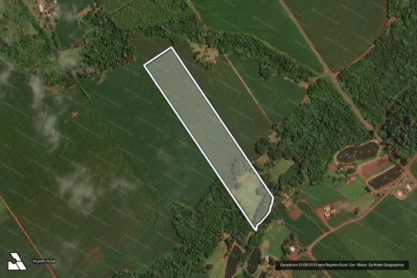Imagem de satélite de PARTE DO LOTE RURAL Nº 177 em MARIPÁ - PR