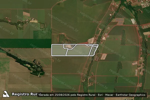 Imagem de satélite de LOTE 4 (PTS 1 e 2) - GL 14 - IRAP em PALOTINA - PR