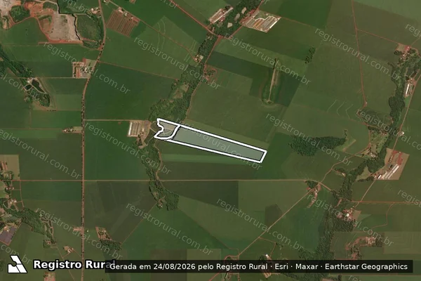 Imagem de satélite de Lote Rural 96 PARC 01 E 02 GL 17 em PALOTINA - PR