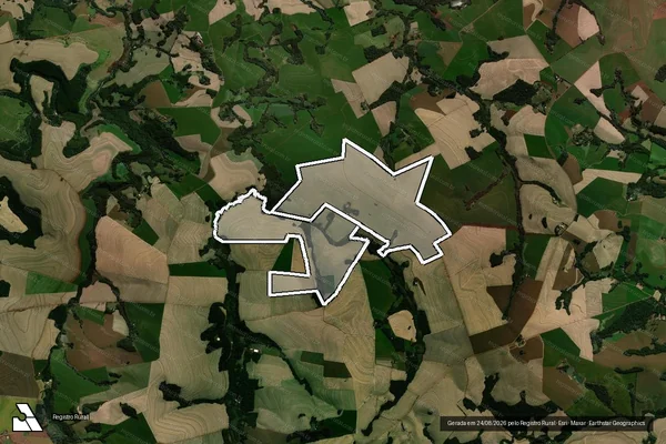 Imagem de satélite de GRANJA ALDO REINATO VIEIRA em BRAGANEY - PR
