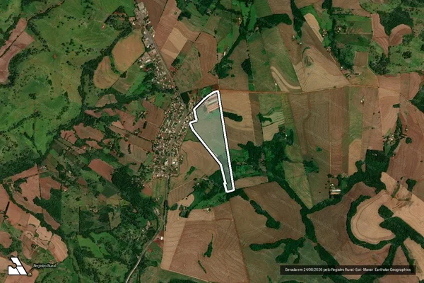 Imagem de satélite de LT 01-REMANESCENTE GLEBA 7 em LINDOESTE - PR