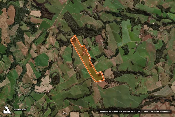 Imagem de satélite de FAZENDA LAMBEDOR em MARIÓPOLIS - PR