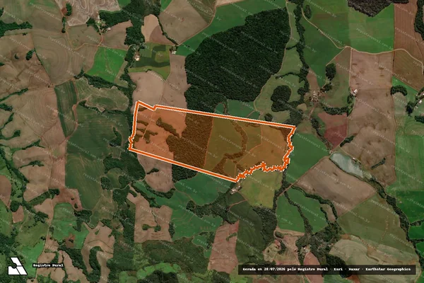 Imagem de satélite de Parte Fazenda Santana em RENASCENÇA - PR