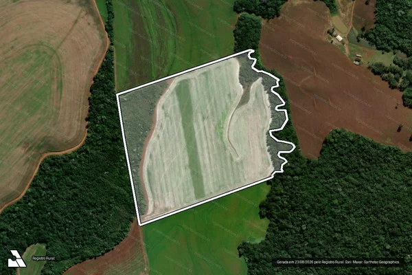 Imagem de satélite de Lt. Rural 01-F Fazenda Santana em RENASCENÇA - PR