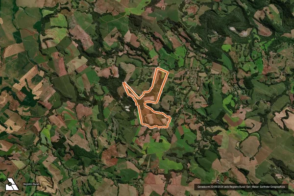 Imagem de satélite de LOTES 03, 4-F E 4-G DA GL 217 SA em SANTO ANTÔNIO DO SUDOESTE - PR