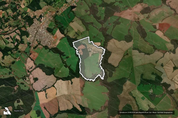 Imagem de satélite de FAZENDA SÃO JOÃO em CANDÓI - PR