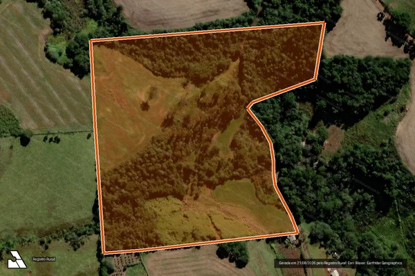 Imagem de satélite de Fazenda Algodoeiro em CANDÓI - PR