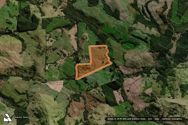 Imagem de satélite de Fazenda NOVA em MARQUINHO - PR