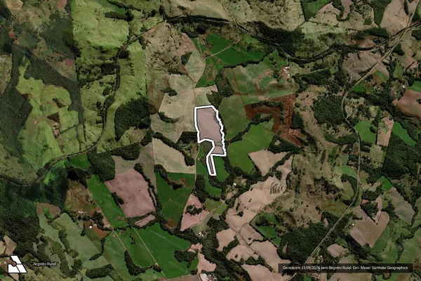 Imagem de satélite de Quinhao 03 Imovel Passo Liso em LARANJEIRAS DO SUL - PR