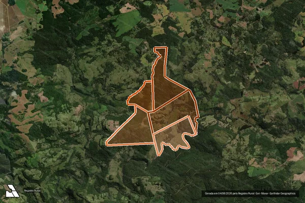 Imagem de satélite de CHORÃO OU FAXINALZINHO em PINHÃO - PR