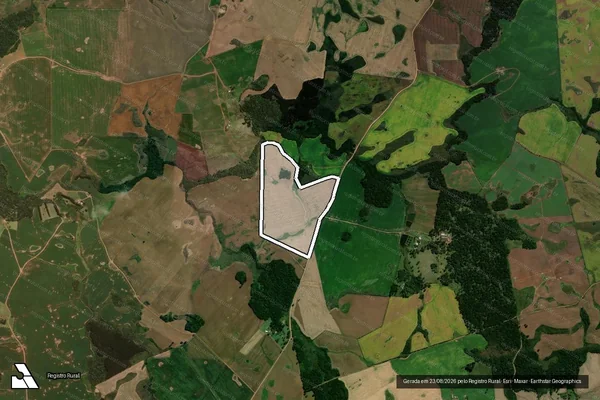 Imagem de satélite de PINHÃO - CAMPO DO SALTO (MAT 7877) em PINHÃO - PR