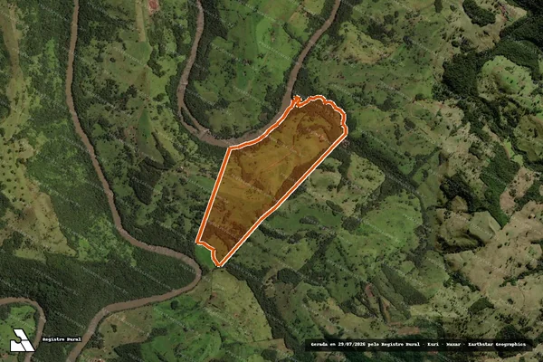 Imagem de satélite de Sitio Casa Velha - em MARQUINHO - PR