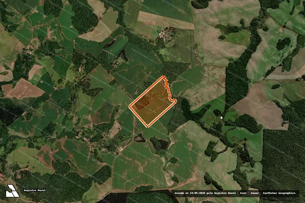 Imagem de satélite de Sitio Pitanga em CLEVELÂNDIA - PR
