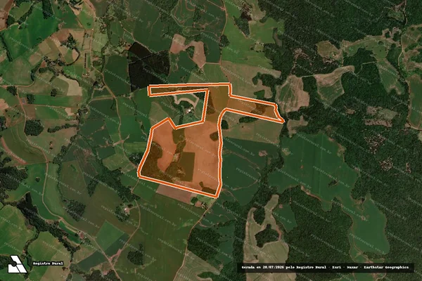 Imagem de satélite de Fazenda Mobi Dyck em CLEVELÂNDIA - PR