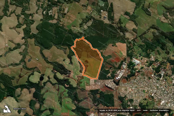 Imagem de satélite de Chacara Das Ervas em PALMAS - PR