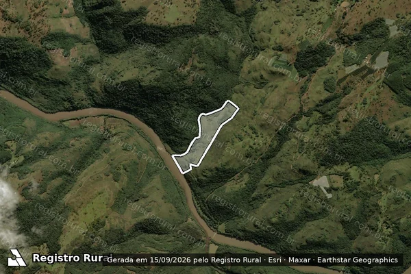 Imagem de satélite de Fazenda Sao Joao Do Pelotas em SÃO JOAQUIM - SC