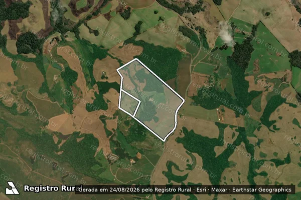 Imagem de satélite de FAZENDA DO ARVOREDO em CAMPOS NOVOS - SC