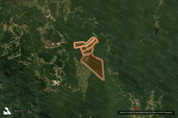Imagem de satélite de Sem Denominação em JARAGUÁ DO SUL - SC