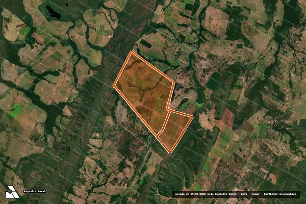 Imagem de satélite de FAZENDA ESTRELA DA SERRA em PORTO ESTRELA - MT