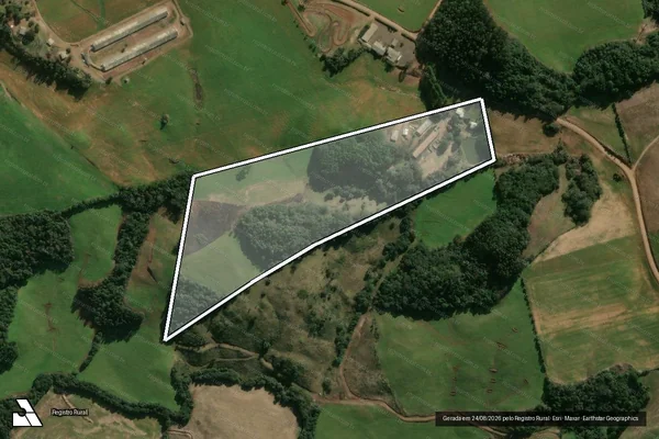 Imagem de satélite de Fazenda Da Pedra em VARGEÃO - SC