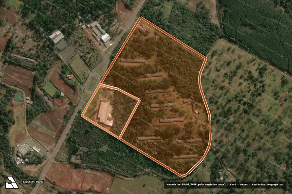 Imagem de satélite de IMOVEL RURAL GRJ MARECHAL BORMANN em CHAPECÓ - SC