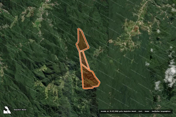 Imagem de satélite de FAZENDA CENTRAL em GASPAR - SC