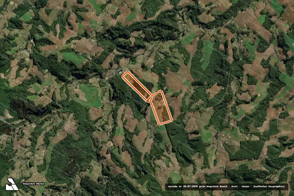 Imagem de satélite de SITIO DAS LAGOAS em CHAPADÃO DO LAGEADO - SC