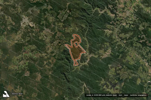 Imagem de satélite de Fazenda Laranjeira em TAIÓ - SC