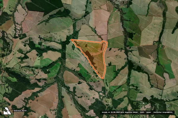 Imagem de satélite de Fazenda Campo Da Rocha A em PONTA GROSSA - PR