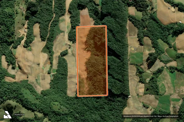 Imagem de satélite de Terreno Matricula em ANGELINA - SC