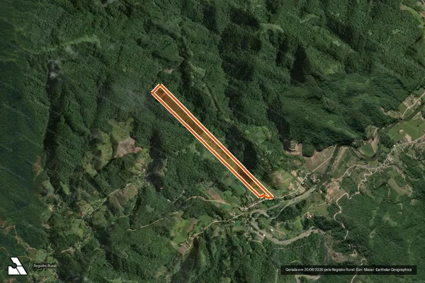 Imagem de satélite de Fazenda Tres Barras em MAJOR GERCINO - SC