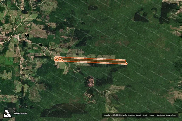 Imagem de satélite de Matrículas 12058 e 12059 em ARMAZÉM - SC