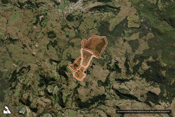 Imagem de satélite de FAZENDA ENG AGR ROSALDO PAGANI em URUPEMA - SC