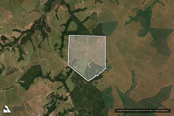 Imagem de satélite de Fazenda 5 Irmaos em COXIM - MS