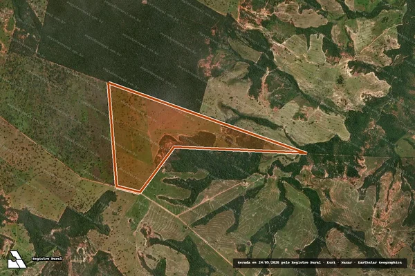 Imagem de satélite de Fazenda Poço Azul Ii em COXIM - MS