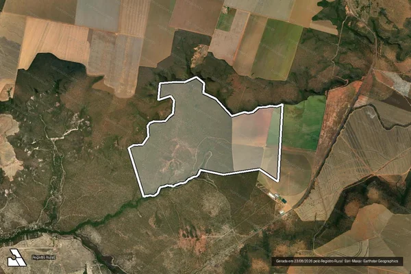 Imagem de satélite de FAZENDA SIRIEMA em GUARANI DE GOIÁS - GO