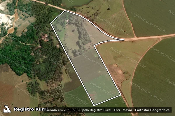 Imagem de satélite de Faz Barriguda em GOIÁS - GO