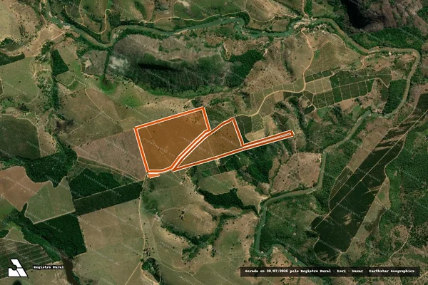 Imagem de satélite de SITIO PEDRA DO ORATORIO em NOVA VENÉCIA - ES