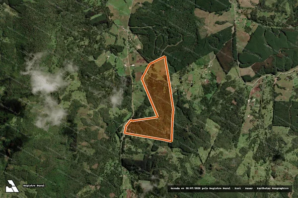 Imagem de satélite de Fazenda Da Pedra em BOCAINA DO SUL - SC