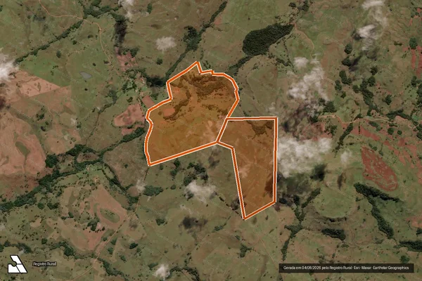 Imagem de satélite de FAZENDA SAO LOURENCO em LAGES - SC