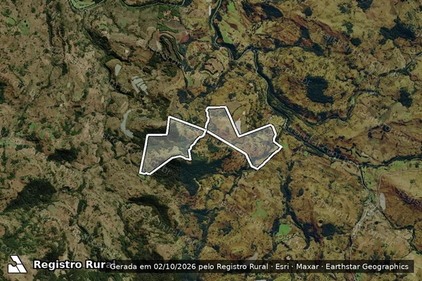 Imagem de satélite de FAZEND BOM SUCESSO em SÃO JOAQUIM - SC