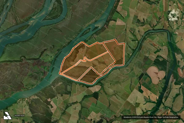 Imagem de satélite de Fazenda Pontal "A Rem" em ALTÔNIA - PR