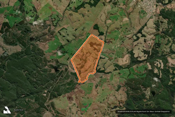 Imagem de satélite de Fazenda Passo Ruim em CAMPO BELO DO SUL - SC