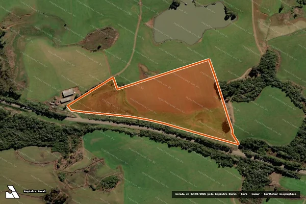 Imagem de satélite de Fazenda Aquitaine Ii em BRUNÓPOLIS - SC